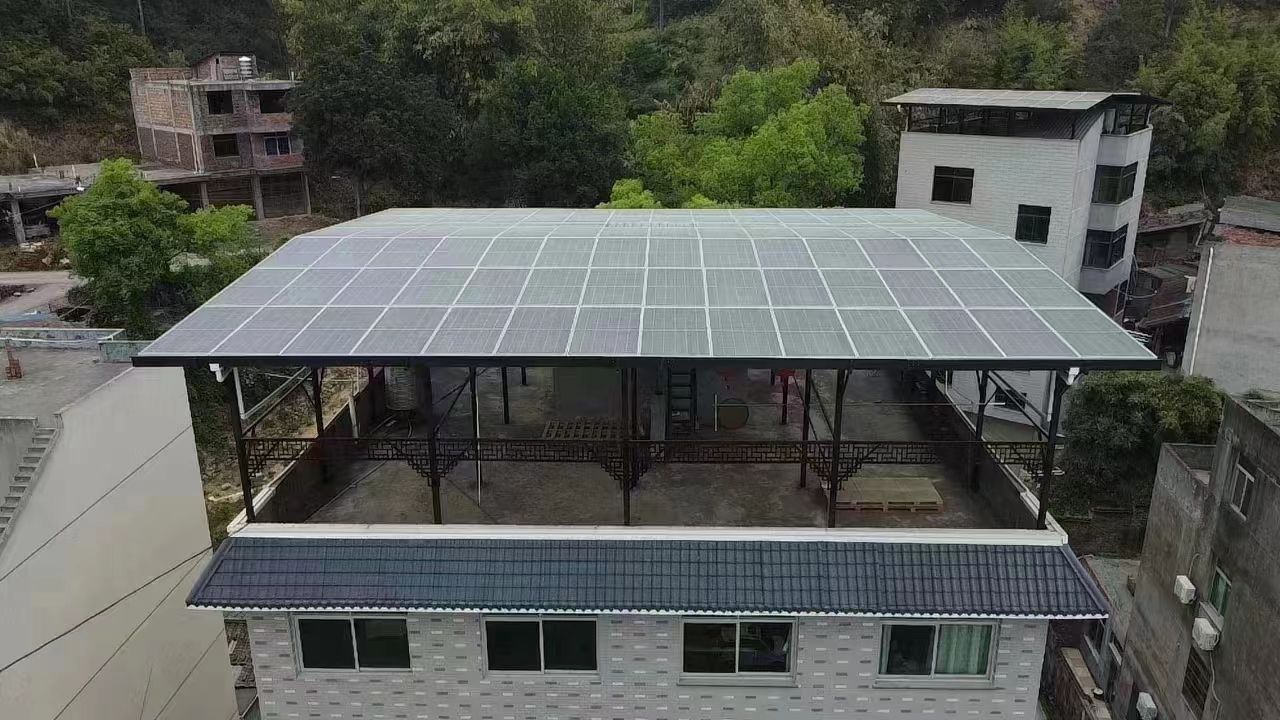 滁州15kw+10kwh自建别墅家庭光伏储能系统